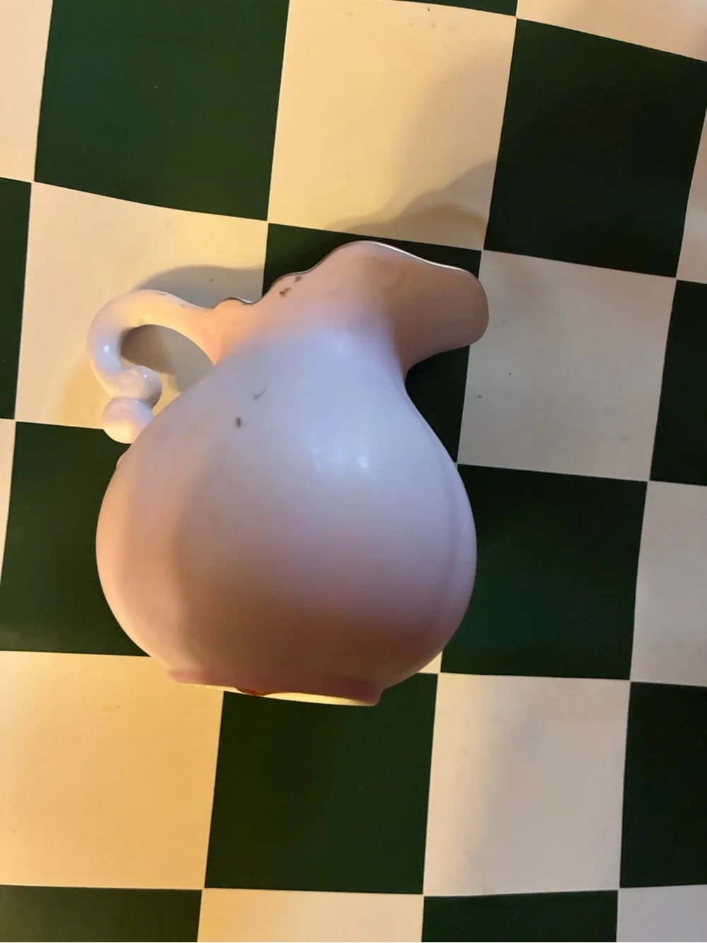 Lefton Japan pink pouring jar